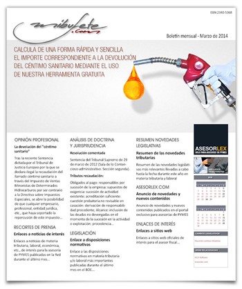 Boletn mensual marzo 2014