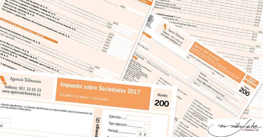 Impuesto Sociedades 2017, a declarar en 2018